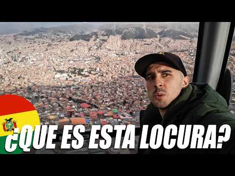 MI PRIMERA VEZ EN BOLIVIA! Que locura es La Paz y El Alto!