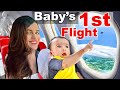 Our Baby's FIRST FLIGHT *OMG* 😱
