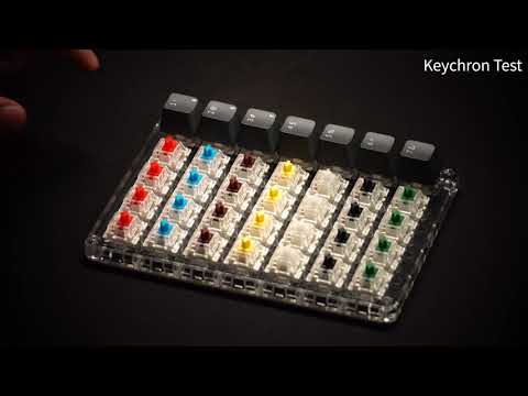 Gateron Switches Sound Test: Red, Blue, Brown, Yellow, White, Black, Green