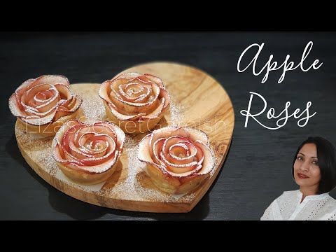 Baked Apple Rose Tarts Recipe #dessert