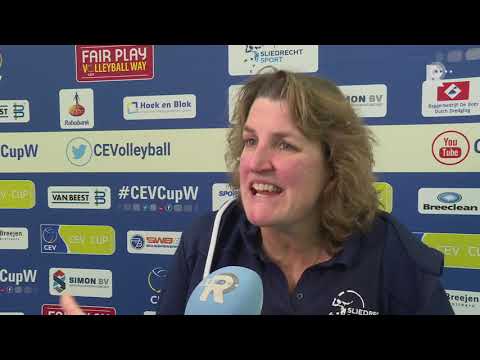 Coach Vera Koenen na Sliedrecht Sport-Stiinta Bacau: 'Konden net niet genoeg druk zetten'