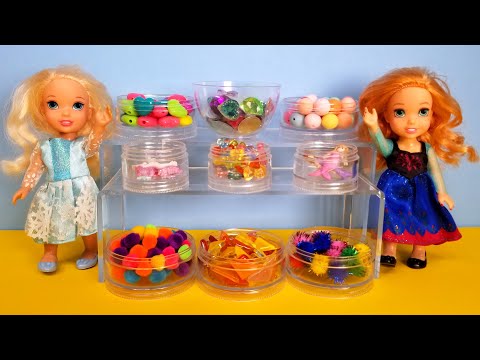 Craft store ! Elsa and Anna toddlers - shopping