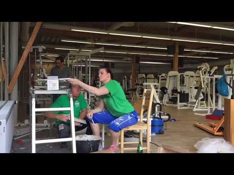 Renovierungsarbeiten im TSG Sportforum