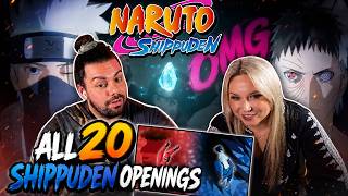 RANKING AND REACTING TO ALL NARUTO SHIPPUDEN OPENINGS 1-20 FOR THE FIRST TIME! | Deniz & Masha