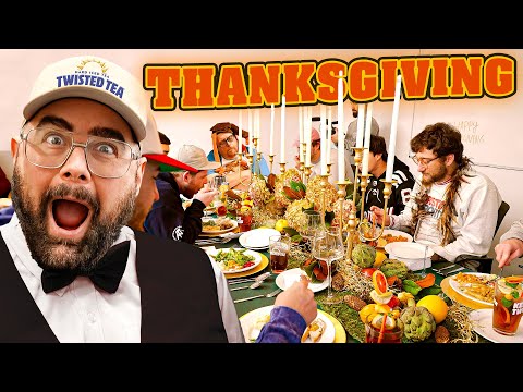 Barstool Bloggers Put On A $5000 Thanksgiving Party for Behind the Scenes Producers