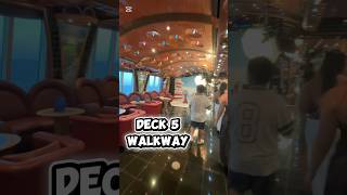 Deck 5 Walkway at Carnival Splendor #cruise #cruisetour #carnivalcruise #travel