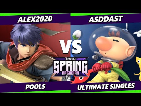 Spring Arcadian - Alex2020 (Ike) Vs. asddast (Olimar) Smash Ultimate - SSBU