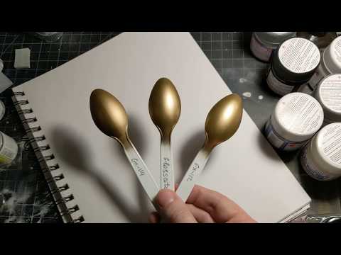 Testors Glosscote vs Mr Color GX-112 vs Mr Color GX-114 on GaiaNotes Bright Gold