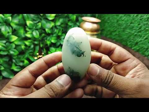 Shivalingum in Natural White Moon Ash Color Puja Archana set video