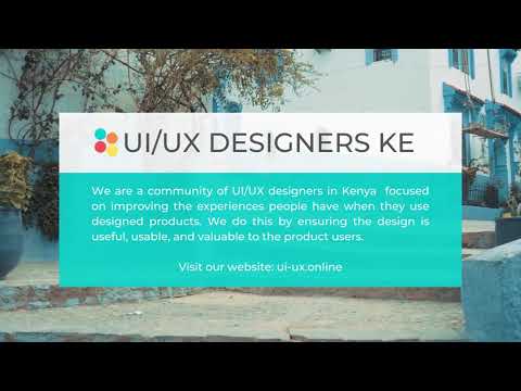 Welcome to our growing community of designers in Kenya.