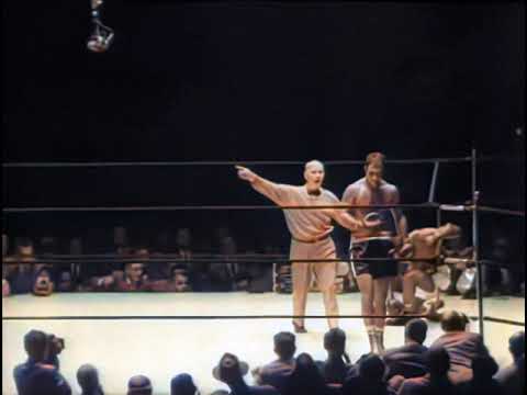 Rocky Marciano KOs Walcott in HD Color & Slow-Motion