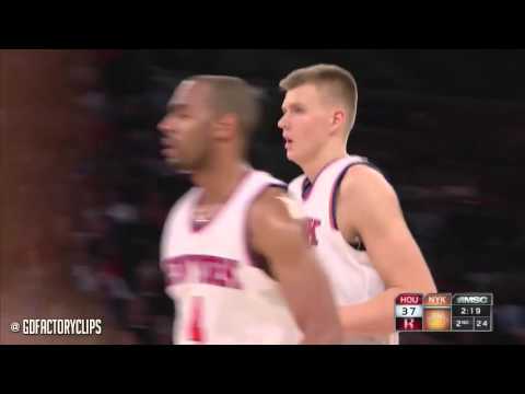 Kristaps Porzingis Records 20 Points, 13 Rebounds vs Houston
