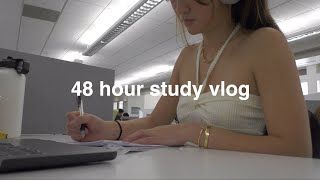 48 hour study vlog | a productive exams week