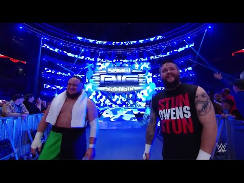 Kevin Owens, Samoa Joe & Big Show Entrance - Raw 1/6/20