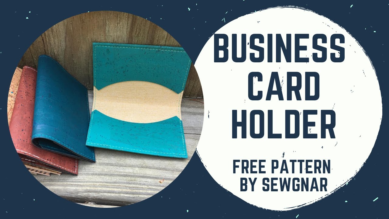 Free Sewing Tutorial: Business Card Holder by SewGnar Sewing Patterns