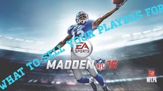 What to sell your players for in madden mobile