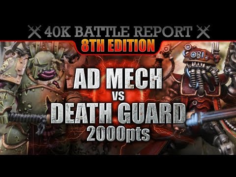 Ad Mech vs Death Guard Warhammer 40000 Battle Report 2000pts S7:E29 PICKED APART!
