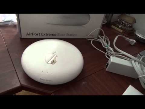 Apple AirPort Extreme (802.11g) Base Station Unboxing & Overview