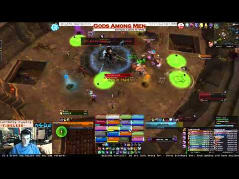 MYTHIC Highmaul - Resto Druid POV - Kargath Bladefist