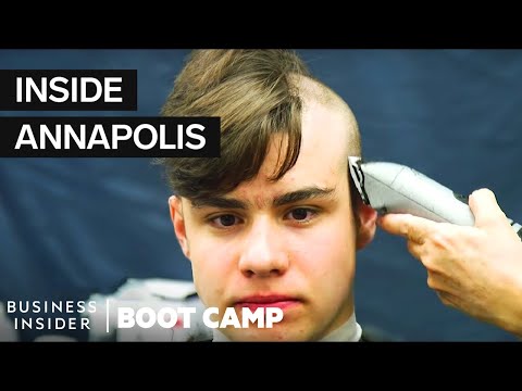 What New Navy Plebes Go Through On Their First Day At Annapolis | Boot Camp | Business Insider Video