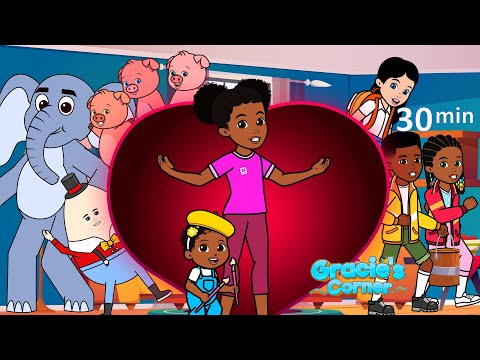 Skidamarink + More Fun and Educational Kids Songs & Nursery Rhymes | Gracie’s Corner Compilation