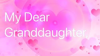 Message to Granddaughter from Grandmother about Li