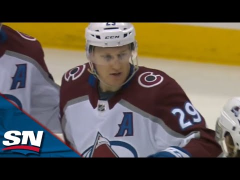 Avalanche's Nathan MacKinnon Shows Off Edge Work Before Scoring vs. Penguins
