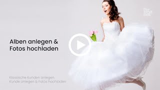 Alben im Shopsystem für Fotografen anlegen & Fotos hochladen - Portraitbox