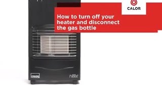 How To: Disconnect a Gas Bottle from a Portable Gas Heater
