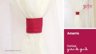 Cortina Floral Vermelho | Ref: 57269