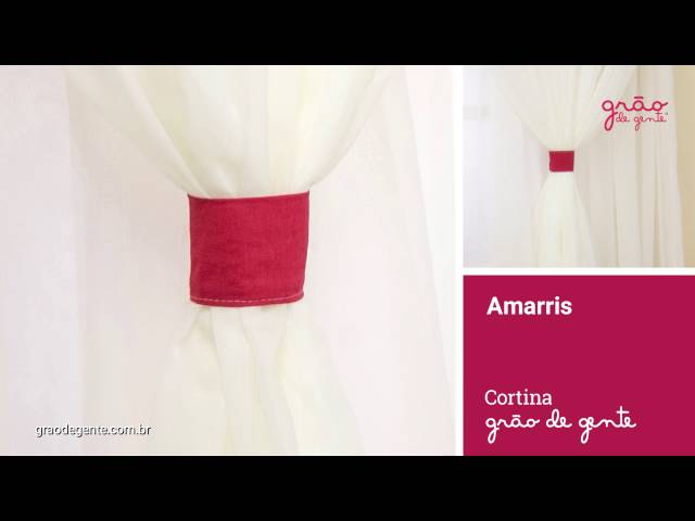 Cortina Floral Vermelho | Ref: 57269
