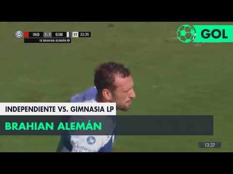 Brahian Alemán (1-1) Independiente vs Gimnasia LP | Fecha 26 - Superliga Argentina 2017/2018