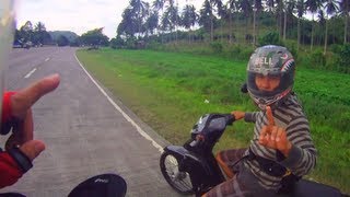 Drag race Honda Wave vs Suzuki Raider FU150 Belang