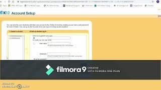 Creating Student Account for K12