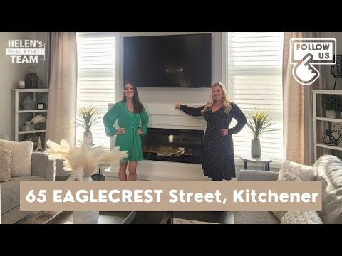 Now on the market 65 Eaglecrest St. Kitchener is a contemporary yet livable home!