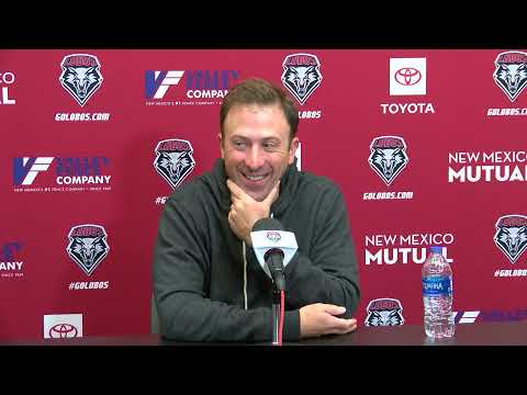 UNM Men's Basketball Media Availability - Richard Pitino 12/16/2021