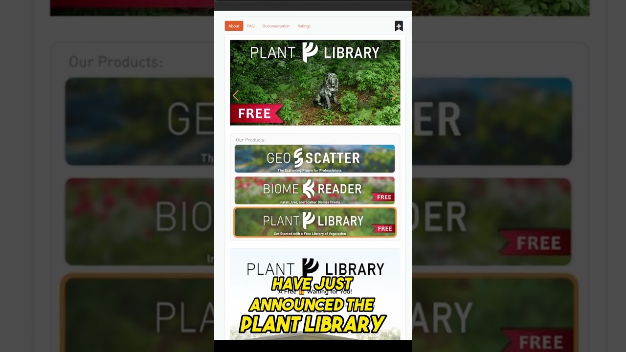 This Free Blender Vegetation Addon Is INSANELY Good!