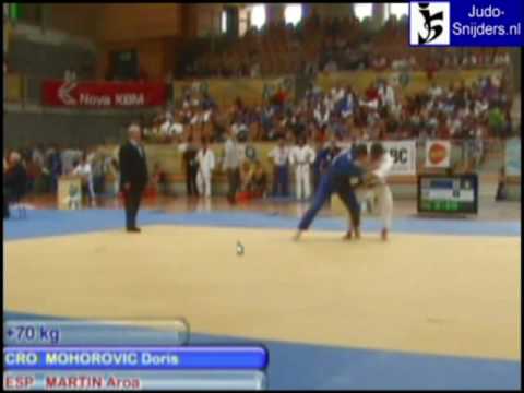 Judo 2009 Koper: Mohorovic (CRO) - Martin (ESP) [+70kg].