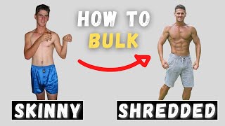 How to Bulk Up for SKINNY GUYS (Nutrition, Training, Supplements)