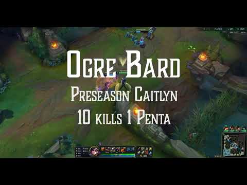 Lethal Tempo Caitlyn Gets 10 Kills and 1 PENTAKILL | League of Legends Pre-Season Battles