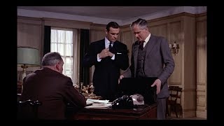 Reunión de M, 007 y Q en Desde Rusia con Amor. Español, HD