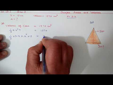 Chapter:13 Exercise:13.7 Q.3 Surface Areas and Volumes | Ncert Maths Class 9 | Cbse Board