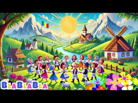 Romania - Cantece pentru Copii despre Romania - Portul Romanesc - Cantec Popular pentru Copii