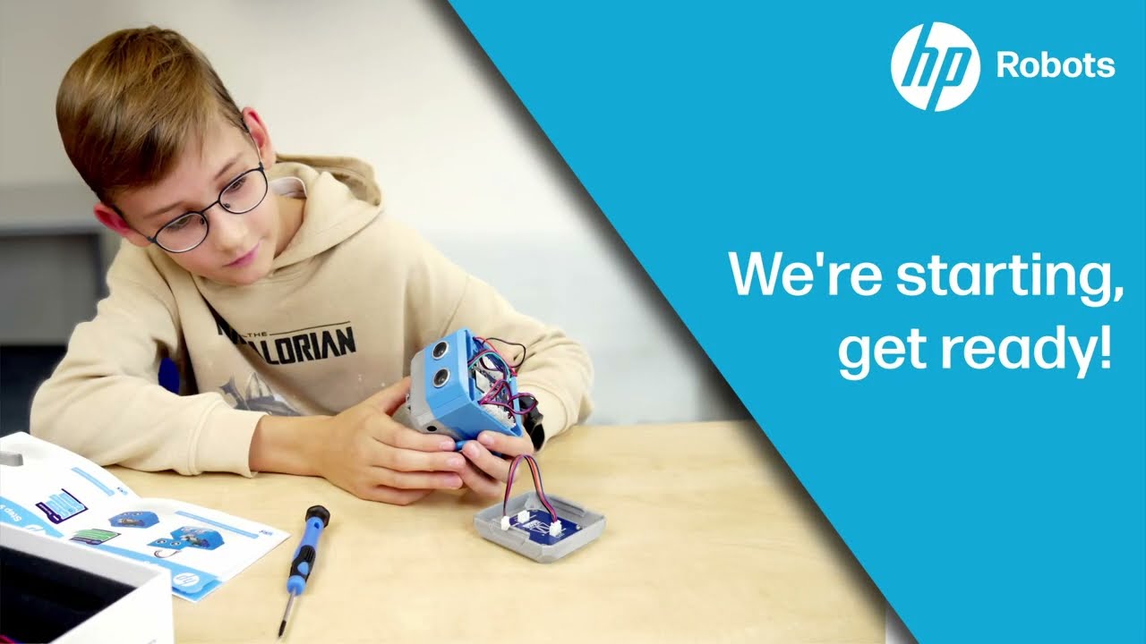 Video se stavbou HP Robots Otto Builder Kit