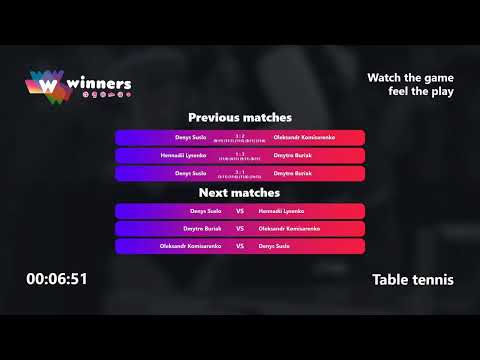 WINners League 13.01.2022  Suslo D. - Buriak D. 12:30