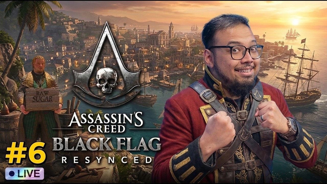 PAGI SEMUANYA! SEMANGAT DI HARI MINGGU! - Assassins Creed Black Flag Resync Part 6