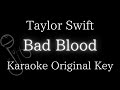 【Karaoke Instrumental】Bad Blood / Taylor Swift【Original Key】