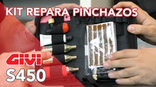 Reparar pinchazo de moto: Usamos el kit de reparación de pinchazos de moto🔧🔧