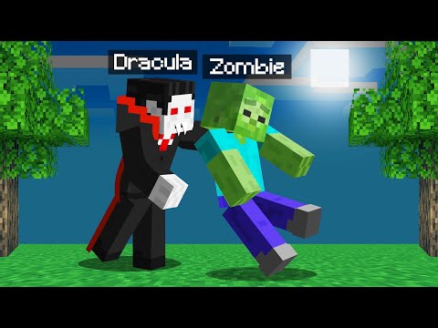 Playing MINECRAFT As DRACULA! (Scary)