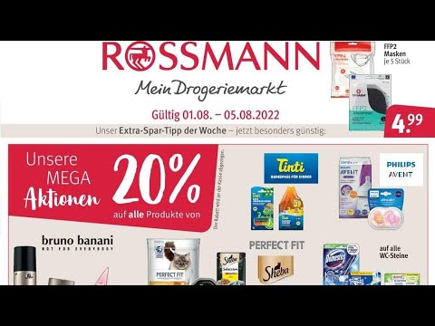 🛒 Rossmann Katalog Prospekt 1. bis 6. August 2022 - Neuigkeiten, Angebote Deutschland 🇩🇪